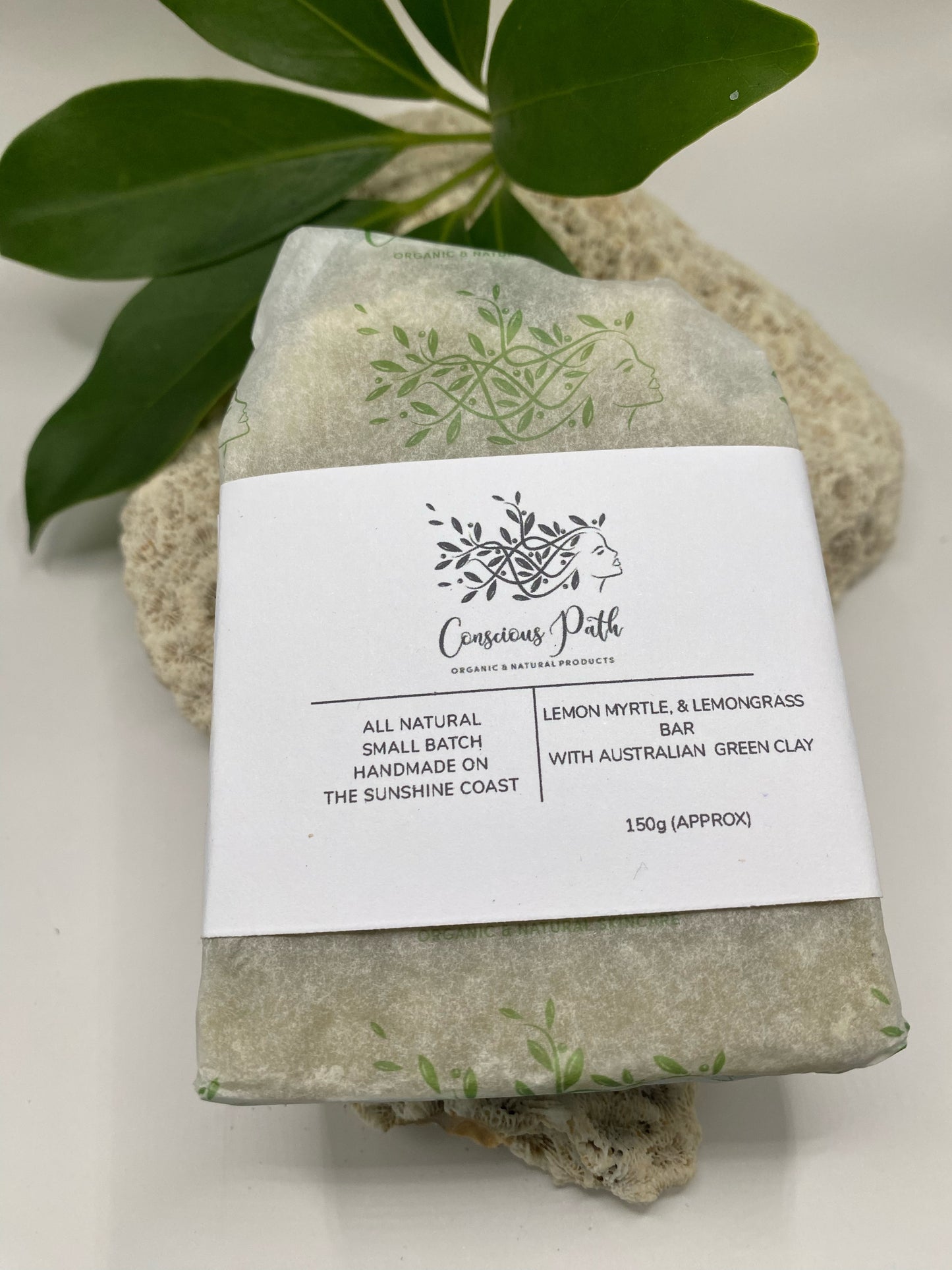 Organic lemon myrtle & Lemongrass with Australian Green Clay