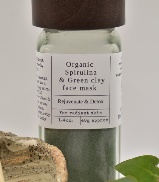 Organic Spirulina & clay mask