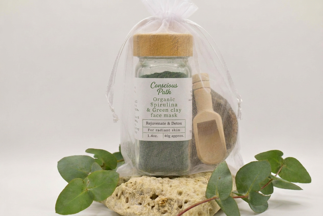 Green mask set with Conscious Path name retained